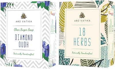 Savon de bain aro vatika diamond oudh au sucre clair aux 18 herbes