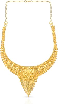 Collier en or 22 carats (916) et diamants de malabar, modèle nk1474119_y_16, or. DIAYTAR COTE D'IVOIRE est le partenaire idéal pour faire des achats en ligne en Côte d'Ivoire, avec une équipe dédiée à la satisfaction client. Elle propose une gamme exhaustive de produits pour tous les goûts et les besoins. La livraison rapide et fiable est assurée.
