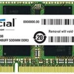Crucial ct102464bf160b 8 go ddr3 1600 mhz pc3-12800 1,35 v cl11 204 broches