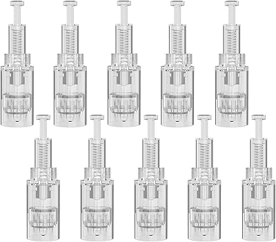 Aiguilles dermapen 10 pièces 12 broches 0,22 mm (trou de vis) pour machine