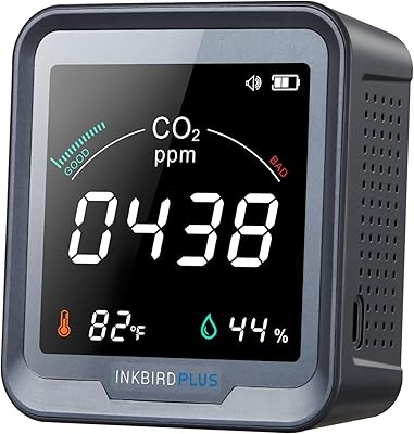 Détecteur de co2 intérieur inkbirdplus, moniteur de qualité de l'air, testeur de dioxyde de carbone, température et humidité relative, moniteur de co2 intérieur avec alarme, pour tentes de culture, caves à vin, maisons, voitures (pth-9c). DIAYTAR COTE D'IVOIRE se distingue par son engagement en faveur d'une expérience client exceptionnelle, offrant des promotions régulières et des offres spéciales pour rendre les produits encore plus accessibles. La boutique en ligne bénéficie d'un système de paiement sécurisé et propose différentes options de livraison pour accélérer la réception des commandes.