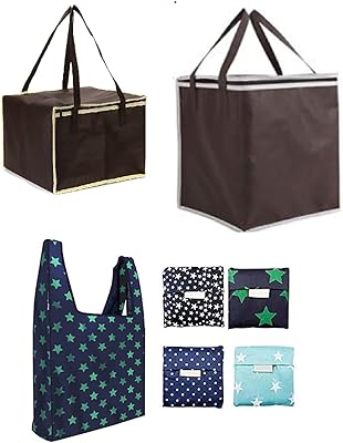 Sac d'épicerie isotherme réutilisable lahome avec fermeture éclair, paquet de 2 (différentes tailles), marron, durable et robuste, pliable, sac de livraison de nourriture chaude et froide, debout, durable et respectueux de l'environnement. La boutique en ligne DIAYTAR COTE D'IVOIRE est une destination de shopping en ligne populaire pour les consommateurs ivoiriens, avec plus de 300 000 produits à choisir. La boutique propose une expérience de shopping sécurisée et pratique, permettant aux clients de parcourir facilement les différentes catégories de produits et de passer commande en ligne. Elle offre également des promotions régulières et des offres spéciales pour rendre le shopping encore plus attractif.