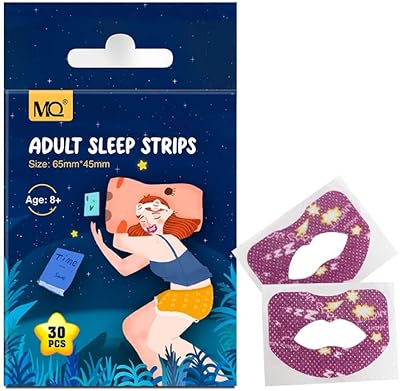 Bandes de sommeil mq 30 pièces pour adulte, bande de sommeil buccale extensible
