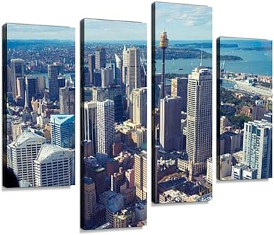 Impression sur toile vue aérienne de sydney skyline australie, images murales encadrées, impression numérique abstraite, décoration de salle, de bureau, de maison, prête à accrocher - 4 panneaux. Diaytar Côte d'Ivoire propose une sélection impressionnante de plus de 300 000 produits, incluant des produits électroniques, des vêtements, des accessoires, des produits pour la maison et bien plus encore. La boutique en ligne est conçue pour offrir une navigation intuitive et facile, permettant aux clients de trouver rapidement ce qu'ils cherchent. Avec des promotions régulières et des prix compétitifs, Diaytar Côte d'Ivoire offre une excellente valeur pour son large éventail de produits.