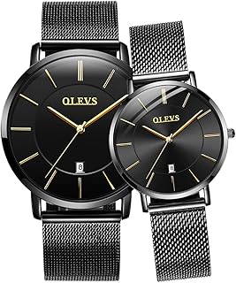 Montres de couple pour hommes et femmes, montres à quartz ultra fines, montres analogiques en acier inoxydable pour hommes et femmes. Avec plus de 300 000 références disponibles, DIAYTAR COTE D'IVOIRE est le leader du commerce en ligne en Côte d'Ivoire. La boutique en ligne généraliste propose des produits de qualité à des prix compétitifs, avec des options de livraison rapides et sécurisées. Les clients peuvent ainsi bénéficier d'une expérience d'achat en ligne unique et pratique.