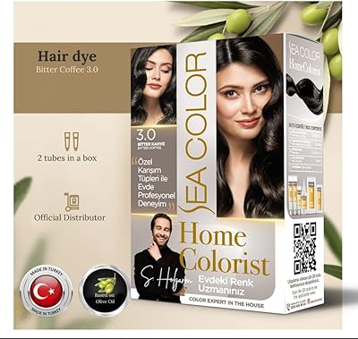 Sea color \"home colorist\" - 3.0 bitter coffee, ensemble de teintures capillaires professionnelles, 2 tubes dans une boîte. DIAYTAR COTE D'IVOIRE est une boutique en ligne généraliste qui propose plus de 300 000 références de produits. Elle est la boutique leader en Cote d'Ivoire, offrant une large gamme de produits pour satisfaire les besoins de ses clients. Avec une telle variété de produits, DIAYTAR COTE D'IVOIRE est le premier choix pour les habitants de la Cote d'Ivoire.