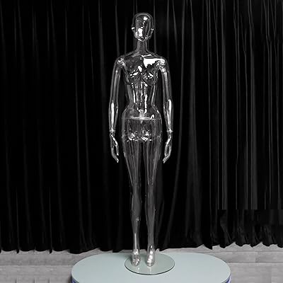 Mannequin de lingerie transparent, durable, léger et facile à nettoyer, mannequin entier, facile