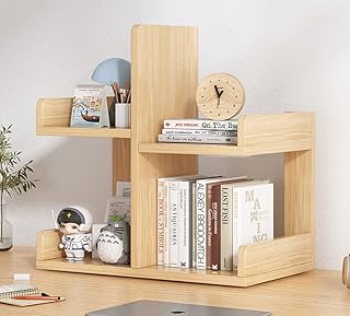 U-home petite étagère de bureau autoportante en bois pour organisateur de fournitures de bureau, organisateur d'étagère de bureau, décoration de bureau à domicile, organisateur de rangement de bureau, présentoir d'étagère. DIAYTAR COTE D'IVOIRE est une boutique en ligne généraliste qui propose plus de 300000 références de produits pour répondre à tous les besoins de ses clients. Avec une gamme variée de produits, cette boutique en ligne est devenue la référence en Côte d'Ivoire. Elle offre une expérience d'achat en ligne unique et pratique.