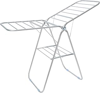 Étendoir à linge turc home pro étendoir pliable vertical robuste en acier inoxydable