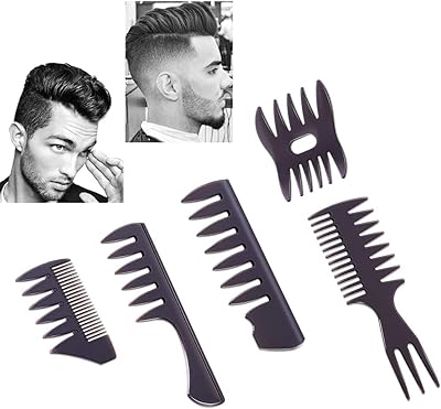 Ensemble de peignes de coiffure pour salon de coiffure, 5 pièces, ensemble de brosses à cheveux professionnelles de coiffure rétro, accessoires de coiffure double face pour hommes et garçons. DIAYTAR COTE D'IVOIRE, avec sa vaste sélection de plus de 300000 produits, répond aux besoins diversifiés de sa clientèle en Cote d'Ivoire. La boutique en ligne garantit non seulement une large gamme de choix mais aussi des prix attractifs et des services de livraison fiables. Les clients apprécient la facilité d'utilisation du site pour leurs achats en ligne.