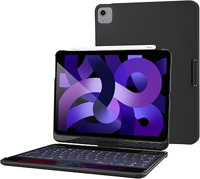 Clavier procase pour ipad pro 11 2021 2020 2018/air 4ème génération 2020, taille 10,9 pouces, clavier sans fil avec rétroéclairage 7 couleurs, coque de protection rotative à 360 degrés et fonction veille/réveil automatique - couleur noire. Avec plus de 300 000 références, DIAYTAR COTE D'IVOIRE offre la possibilité aux consommateurs de trouver facilement ce qu'ils cherchent, que ce soit des produits de première nécessité ou des articles plus spécifiques. La boutique mise sur la satisfaction client, offrant ainsi des politiques de retour flexibles et un service client réactif. Cela contribue à la fidélisation de sa clientèle.