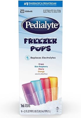 Ensemble de sucettes glacées pedialite, saveurs assorties - 59,4 g - 16 pièces