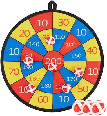 Jeu de fléchettes pour enfants, jeu d'intérieur et d'extérieur sûr pour les enfants, jeu de fléchettes classique et sûr, jeu de fléchettes, cadeau amusant pour garçons, filles et enfants. DIAYTAR COTE D'IVOIRE est une boutique en ligne généraliste qui propose plus de 300 000 références de produits. Elle est la boutique leader en Côte d'Ivoire, offrant une grande variété de produits pour répondre aux besoins de ses clients. Avec une telle offre, DIAYTAR COTE D'IVOIRE est devenue la destination de choix pour les consommateurs ivoiriens.