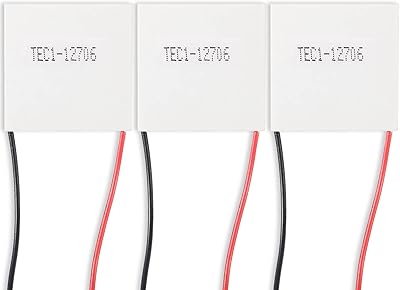 Alinan 3 pièces tec1-12706 tablettes de réfrigération à semi-conducteurs tec1-12706 12v 6a 60w