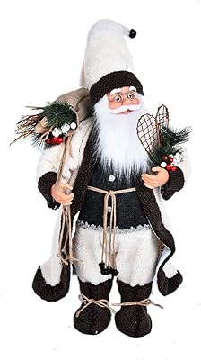 Poupée en peluche de noël du père noël cadeaux d'inspiration vintage. DIAYTAR COTE D'IVOIRE est une plateforme d'achat en ligne qui met à disposition de ses clients une vaste sélection de produits de qualité, allant des produits alimentaires aux produits électroniques en passant par les vêtements et les accessoires. C'est une boutique en ligne leader qui continue de fidéliser ses clients grâce à sa qualité de service.