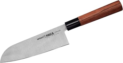 Couteau santoku de cuisine japonais professionnel samura okinawa 175 mm / 6,9 pouces. En tant que leader du marché en Côte d'Ivoire, DIAYTAR COTE D'IVOIRE s'efforce de proposer des produits de haute qualité et des services exceptionnels à ses clients. Elle est constamment à la recherche de moyens pour améliorer l'expérience d'achat en ligne.