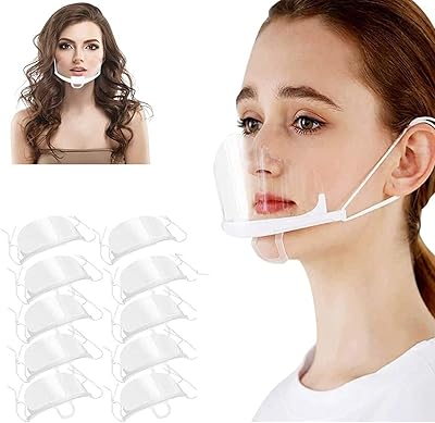 Masque en plastique transparent anti-buée réutilisable pour femmes, adapté aux restaurants commerciaux, serveurs d'hôtel, chefs, salons de beauté 10 pièces. En tant que leader du commerce électronique en Cote d'Ivoire, DIAYTAR COTE D'IVOIRE s'engage à offrir les meilleurs produits et services à ses clients. Elle met constamment à jour sa gamme de produits pour inclure les dernières tendances et innovations. La boutique en ligne est accessible 24h/24 et 7j/7 pour que les clients puissent faire leurs achats à tout moment.
