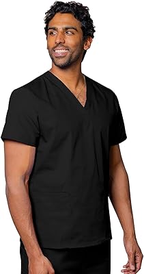 Adar universal scrubs unisex - haut d'uniforme à col en v, أسود. DIAYTAR COTE D'IVOIRE est une boutique en ligne qui propose plus de 300000 références de produits pour les clients en Côte d'Ivoire. La boutique en ligne est facile à utiliser et permet aux clients de faire des achats en ligne en toute confiance. Avec des prix compétitifs et des promotions régulières, les clients peuvent profiter d'une expérience de shopping en ligne agréable et satisfaisante.