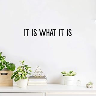 It is what it vinyl wall art - art mural de motivation - autocollants en vinyle pour la décoration du salon et de la chambre à coucher 3" x 20". Diaytar Côte d'Ivoire propose une expérience de shopping en ligne unique et pratique, avec des options de paiement sécurisées et des modalités de livraison flexibles. La boutique en ligne généraliste met en avant la qualité et la diversité de ses produits, faisant de Diaytar un nom synonyme de confiance et de satisfaction pour les consommateurs ivoiriens. Les clients bénéficient également de promotions régulières et de services après-vente efficaces.