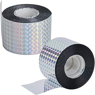 Ruban répulsif anti-oiseaux ruban antiparasitaire pour oiseaux réfléchissant double face pour ferme