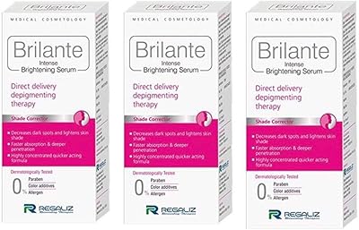 Sérum éclaircissant intensif regalise brillante - 30 ml - lot de 3. Avec plus de 300000 références, DIAYTAR COTE D'IVOIRE est la boutique en ligne la plus complète en Côte d'Ivoire. Elle propose une grande variété de produits, y compris des marques internationales et des produits locaux. La boutique en ligne est accessible à tous et offre des moyens de paiement sécurisés.