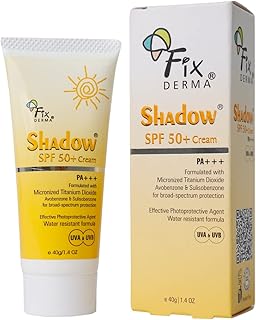 Fix derma face shadow cream spf 50+, 40 g pour une protection à
