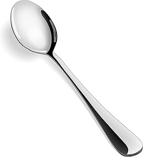 Tcoin 16 pièces 7,9" cuillères à soupe, cuillères en acier inoxydable 18/10 de