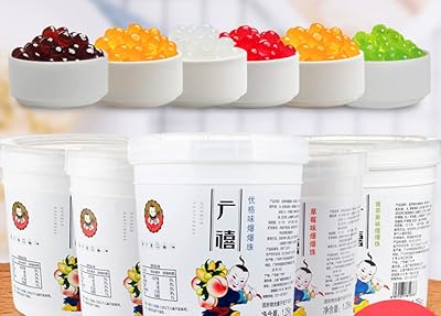Popping boba, litchifraisemangue myrtille pomme vertefruit de la passionpêchepamplemousse rougearôme raisin, 1,25kg, boissons et desserts, lait boba tea shop matières premières spéciales (fraise). La boutique en ligne DIAYTAR COTE D'IVOIRE se distingue par sa capacité à offrir des produits de haute qualité à des prix abordables. Avec plus de 300000 références, les clients peuvent choisir parmi une vaste gamme de produits pour répondre à leurs besoins et à leurs préférences. La boutique est engagée à fournir un service client de haute qualité pour garantir la satisfaction de ses clients.
