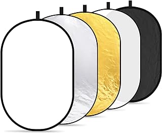 Neower réflecteur de lumière multi-disques rond pliable 5 en 1 24 x 36