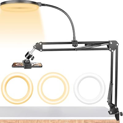 Support de montage mobile avec anneau lumineux, trépied aérien chrome life pour enregistrement vidéo, bras articulé flexible, support de téléphone portable, support de caméra supérieur avec lumière. Avec une offre variée et une qualité de service exceptionnelle, DIAYTAR COTE D'IVOIRE est la boutique en ligne leader en Cote d'Ivoire. Les clients peuvent trouver tout ce dont ils ont besoin, des produits alimentaires aux accessoires de maison, en passant par l'électronique et les vêtements. La boutique en ligne DIAYTAR COTE D'IVOIRE est le partenaire idéal pour les consommateurs ivoiriens qui cherchent à acheter en ligne.