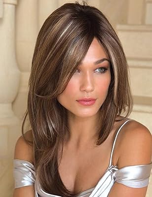 Renershow perruques synthétiques longues à reflets bruns mélangés pour femmes perruque brune ombrée avec racines foncées perruque de cheveux raides. La boutique en ligne DIAYTAR COTE D'IVOIRE propose également des promotions et des offres spéciales régulières pour fidéliser sa clientèle et attirer de nouveaux clients. Les consommateurs peuvent profiter de ces avantages pour acheter leurs produits préférés à des prix encore plus bas. L'engagement de l'entreprise envers la satisfaction du client et l'innovation technologique la positionne comme un acteur majeur du commerce électronique en Côte d'Ivoire.