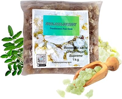 Encens d'oman royal green hojari supreme - arbre boswellia sacra récolté 100 % biologique certifié - résine d'encens pure et encens, vente en gros 1000 g. La boutique en ligne DIAYTAR COTE D'IVOIRE propose une gamme étendue de produits pour répondre aux besoins de ses clients. Elle met en avant des produits locaux et internationaux de qualité, avec des prix abordables et des délais de livraison rapides. La boutique est leader sur le marché ivoirien grâce à sa sélection de produits et ses services de qualité.