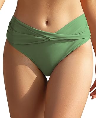 Maillot de bain femme shekini avec bas de bikini plissé sur le devant