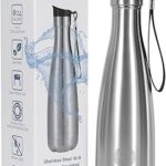 Cooper cure bouteille d'eau de sport isolée sous vide en acier