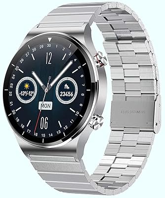 Bracelet de montre intelligent tactile de 1,28 pouces 46 mm - moniteur de fréquence cardiaque et de pression artérielle étanche ip68 - tracker d'activité bluetooth pour unisexe (bracelet type 1, argent). DIAYTAR COTE D'IVOIRE est une boutique en ligne généraliste qui propose plus de 300 000 références de produits, faisant d'elle l'un des leaders du marché ivoirien. Elle offre une grande variété de produits, allant des électroniques aux vêtements, en passant par les produits d'hygiène et les accessoires. DIAYTAR COTE D'IVOIRE est connue pour sa qualité de service et ses prix compétitifs.