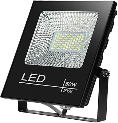 Lumière led étanche ip66 50w pour jardin, balcon, garage, voiture, villa, lampe industrielle