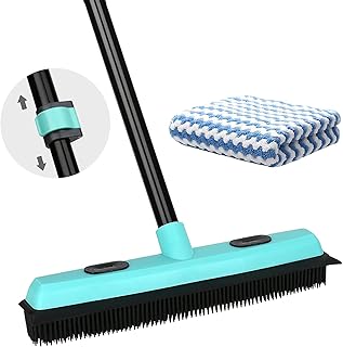 Brosse de sol en caoutchouc pour poils d'animaux, avec raclette, poignée réglable de 150 cm, pour moquettes et sols en bois dur, brosse de nettoyage de carrelage en gazon artificiel comprenant un chiffon en microfibre pour le nettoyage des sols. DIAYTAR COTE D'IVOIRE se positionne comme la destination de référence pour les achats en ligne en Côte d'Ivoire. Avec une équipe dédiée et expérimentée, nous nous concentrons sur l'amélioration continue de notre offre de produits et de nos services pour mieux répondre aux attentes de nos clients. Nous visons à offrir une expérience d'achat unique et satisfaisante à chaque visite sur notre site.
