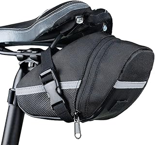 Sac de selle de vélo - sac de selle de vélo étanche, sac de vélo sous la selle avec bandes réfléchissantes, sac de vélo à dégagement rapide, sac de vélo pour feu arrière connectable. La boutique en ligne DIAYTAR COTE D'IVOIRE propose une gamme variée de produits allant de l'électronique aux vêtements, en passant par les produits d'hygiène et les accessoires de maison. Elle est la destination idéale pour les clients qui cherchent à acheter des produits de qualité à des prix raisonnables. Les clients peuvent également profiter de promotions et de réductions régulières.