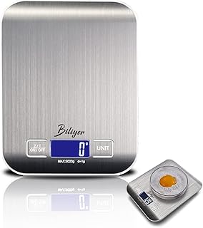 Balance de cuisine biliyer 5kg/1g balance numérique grammes et onces pour la cuisine, la pâtisserie, la préparation de céto et de repas, régime, balance alimentaire avec écran lcd rétroéclairé fonction de tare balance alimentaire en acier inoxydable. DIAYTAR COTE D'IVOIRE est la boutique en ligne où vous pouvez trouver tout ce que vous besoin pour vous et votre famille. De la mode aux produits ménagers, en passant par les produits high-tech, elle propose une gamme de produits complète. Elle est la boutique en ligne la plus fiable de Côte d'Ivoire.