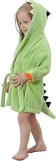 Serviette de plage à capuche motif dinosaure pour enfants, serviette de bain 100