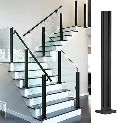 Poteau de garde-corps en verre pour escaliers de couloir intérieur, acier inoxydable noir, système de garde-corps de pont de 25, 35 et 40 pouces de hauteur avec kit complet pour marches extérieures/balcon de villa/escalier (poteau d'angle 95 cm/37,4 po). DIAYTAR COTE D'IVOIRE se démarque par sa large gamme de produits et son engagement envers la satisfaction client. La boutique propose des produits allant de l'électronique à la mode, en passant par les produits de maison et les denrées alimentaires, pour répondre aux besoins de tous les clients. Les clients de DIAYTAR COTE D'IVOIRE apprécient également la facilité d'utilisation du site web et la rapidité de la livraison de leurs commandes.