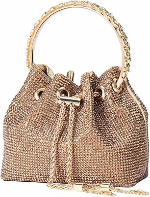 Sac à main en strass pour femme avec motif plein de diamants, petit