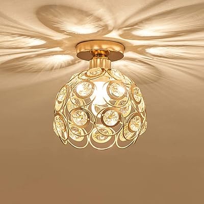 Plafonnier semi-encastré yukia, lampe de lustre en cristal en métal doré antique, plafonnier de couloir de salle de bain intérieure. La boutique en ligne DIAYTAR COTE D'IVOIRE propose une gamme étendue de produits allant de l'électronique aux produits de soins personnels. Avec plus de 300000 références, les clients ont accès à une vaste sélection de produits pour répondre à leurs besoins quotidiens.