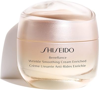 Crème lissante anti-rides shiseido benefiance enrichie pour unisexe, 1,7 oz