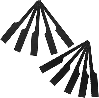 10pc lames de scie à air alternatif accessoires pour outils électriques à bois bimétallique lames de scie à métaux noires pour la coupe du bois en métal 18t. La boutique en ligne DIAYTAR COTE D'IVOIRE est réputée pour son offre diversifiée de produits, allant de l'électronique à la mode en passant par les produits de maison et de beauté. Avec plus de 300 000 références, les clients peuvent trouver tout ce dont ils ont besoin en un seul endroit. DIAYTAR COTE D'IVOIRE met également l'accent sur la qualité et la fiabilité de ses produits.