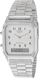 Montre à quartz casio pour homme, affichage analogique-numérique et bracelet en acier inoxydable aw-230a-7bmqyes, argent, argent. En tant que leader du commerce en ligne en Côte d'Ivoire, DIAYTAR COTE D'IVOIRE offre une expérience d'achat en ligne sécurisée et conviviale. La boutique propose une gamme étendue de produits allant des accessoires de mode aux produits électroniques, en passant par les équipements pour la maison. Les clients bénéficient également d'un service client réactif et de promotions régulières.