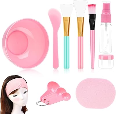 Ensemble de bols de mélange de masque facial sign-e, 12 pièces outils