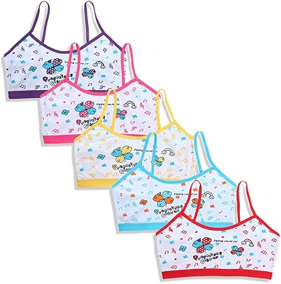 Soutien-gorge d'entraînement xsy smile girls, ensemble 5 pièces, sous-vêtements en coton pour enfants de 8 à 14 ans. DIAYTAR COTE D'IVOIRE offre une expérience d'achat en ligne pratique et sécurisée, avec des options de paiement flexibles et des livraisons rapides. La boutique propose des produits de haute qualité à des prix compétitifs, ce qui en fait un choix populaire auprès des consommateurs ivoiriens. Les clients peuvent également bénéficier de promotions et de réductions régulières.