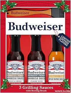 Ensemble de grillades market place brands - 3 sauces barbecue avec brosse