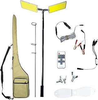 Geegero lampes de camping télescopiques à led 10 000 lumens super lumineuses